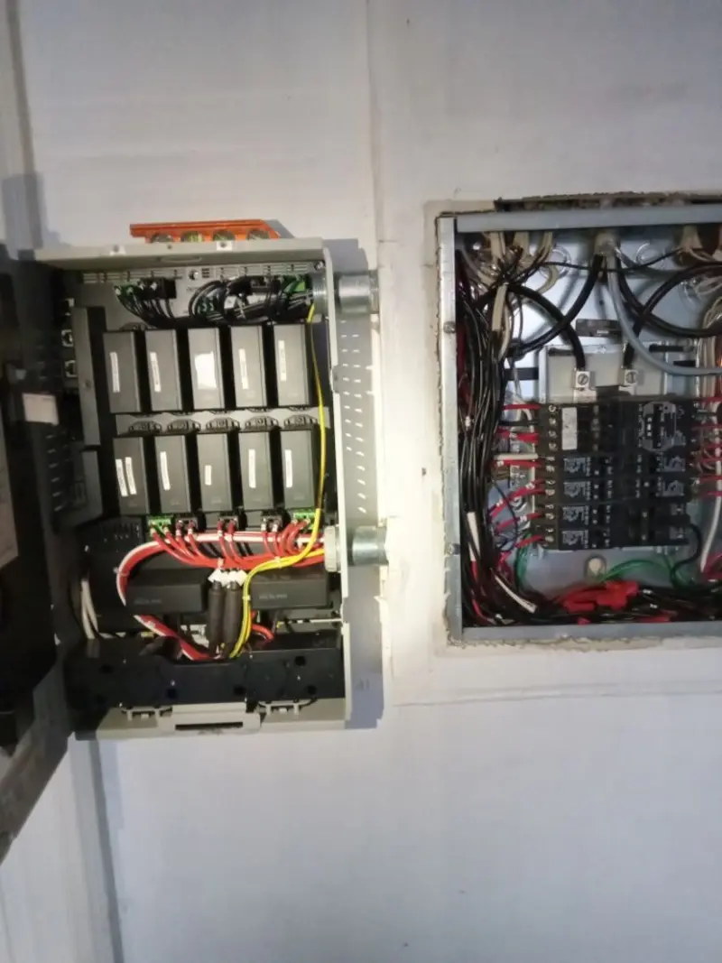 Electrical panel upgrade completed for Indoor Lighting Installation in Alma